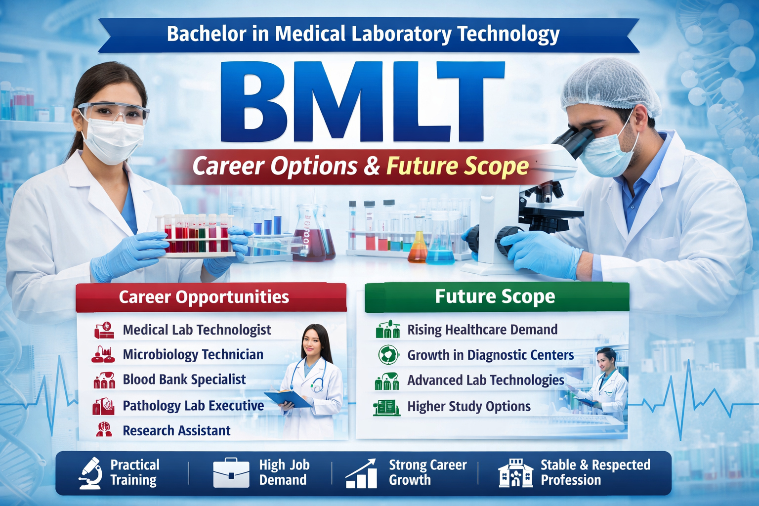 BMLT Career Options & Future Scope in India | Best Course